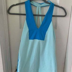 Dual-tone Blue Lululemon Tank sz 8